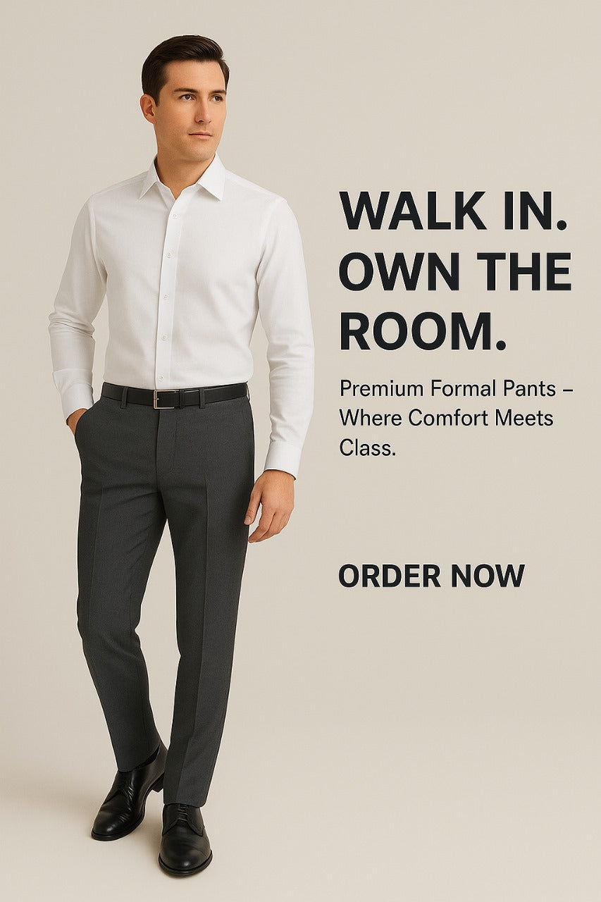 Dark Gray Formal Dress Pant