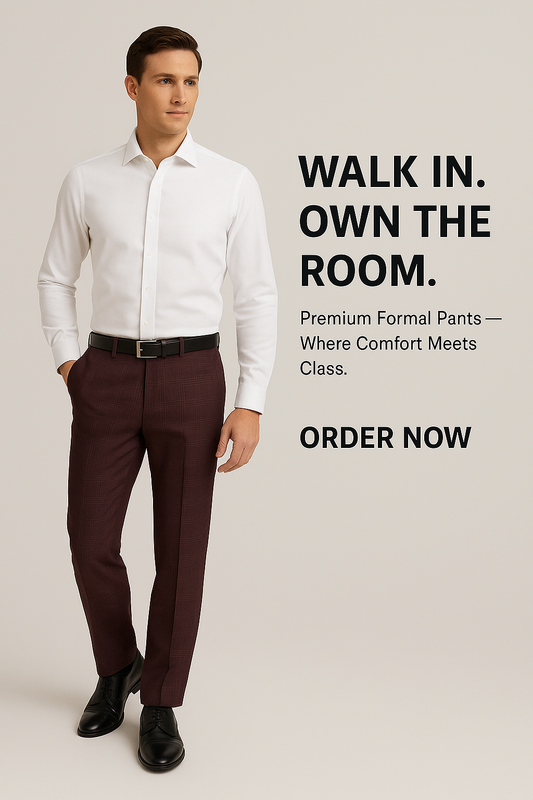 Red Formal Dress Pant