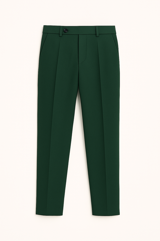 Dark Green Formal Dress Pant