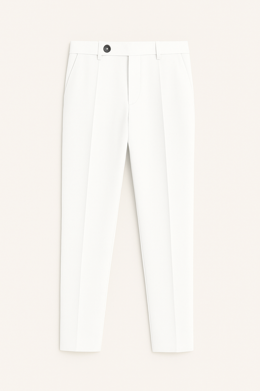 White Formal Dress Pant