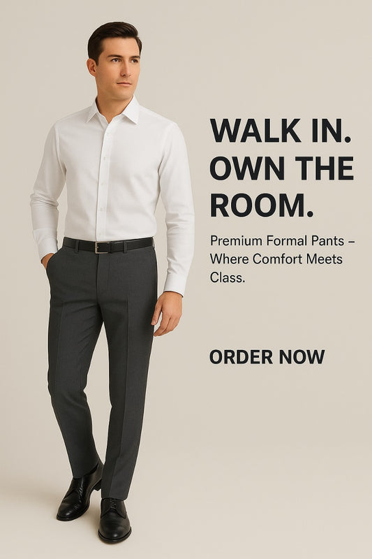 Dark Gray Formal Dress Pant